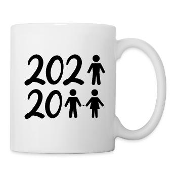 2021-2022 famille - Mug blanc - blanc - Droite