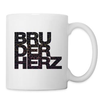 Bruderherz Bester Bruder der Welt Geschenkidee - Tasse - Weiß - Rechts