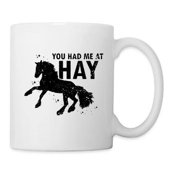 Conception Clydesdale pour clydesdale Riders - Mug blanc - blanc - Droite