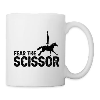 Conception de voûte et conception de chevaux de voûte - Mug blanc - blanc - Droite