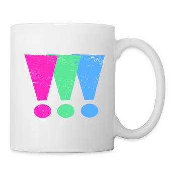 LGBT Rainbow Gay Pride Homo Lesbian Gay - Mug - white - Right