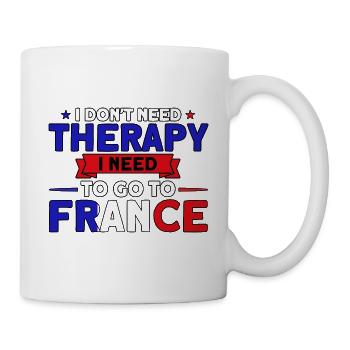 French Flag French Roots Gift - Mug - white - Right