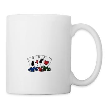 Poker is a Lifestyle Not a Hobby Poker Player - Mug - white - Right