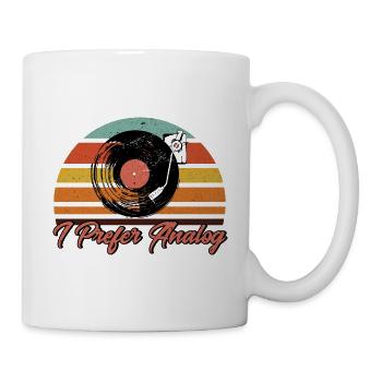 Record Collector Vinyl Record Collection - Mug - white - Right