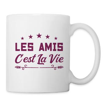 La raclette c est la vie - Mug blanc - blanc - Droite