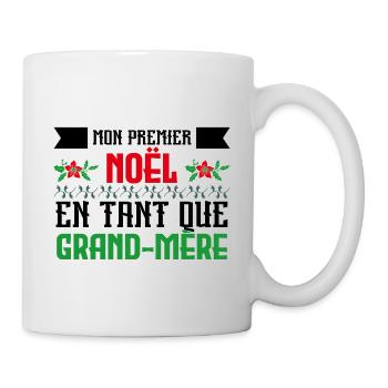 Premier noël en tant que mamie - Mug blanc - blanc - Droite