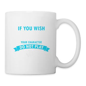 If You Wish To Hide Your Character Don't Play Golf - Mug - white - Right