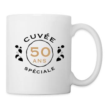 Cuvée spéciale 50ans - Mug blanc - blanc - Droite