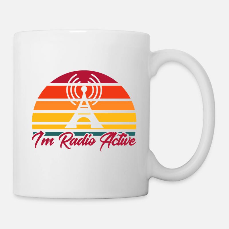 Morsezeichen senden Amateurfunk Amateurfunk Gesche - Tasse - Weiß