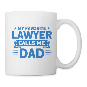 Law Lawyer Law Student Faculty of Law - Mug - white - Right