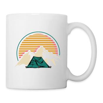 Rétro -Camper Motorhome Cadeau - Mug blanc - blanc - Droite