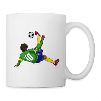 Brazilian National Soccer Team I Football Brazil - Tasse - Weiß - Rechts