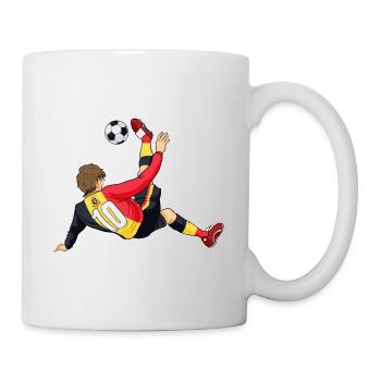 Équipe de Belgique de football I Football Belgique - Mug blanc - blanc - Droite