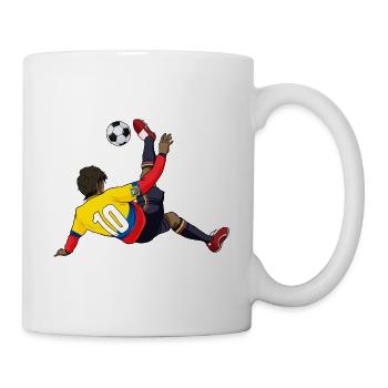 Ecuadorian National Soccer Team I Football Ecuador - Tasse - Weiß - Rechts