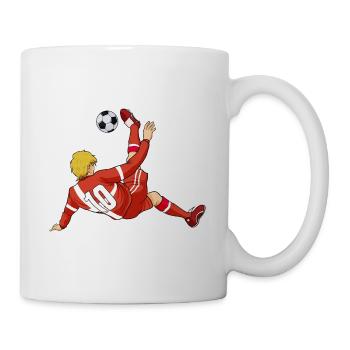 Danish National Soccer Team I Football Denmark - Tasse - Weiß - Rechts