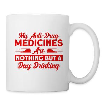 Jour Drinking Party Beach Party Cadeau - Mug blanc - blanc - Droite
