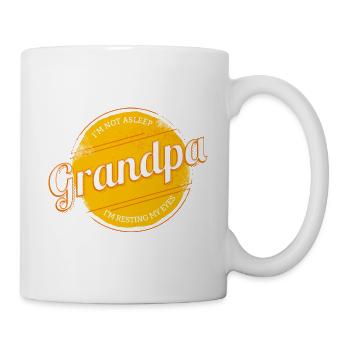 I'm Not Asleep I'm Resting My Eyes Grandpa - Mug - white - Right