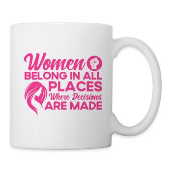 Feminismus Rechte der Frauen Feministisch Geschenk - Tasse - Weiß - Rechts