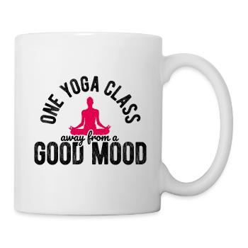Yogalehrer Spruch Für Yogi Yoga - Tasse - Weiß - Rechts
