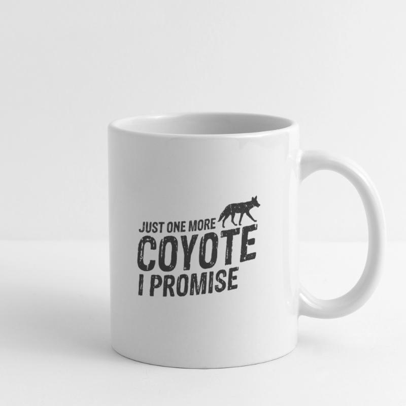 Conception de coyote pour les réacteurs de coyote Mug blanc