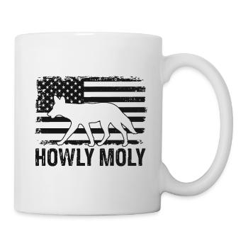 Conception de coyote pour les réacteurs de coyote - Mug blanc - blanc - Droite