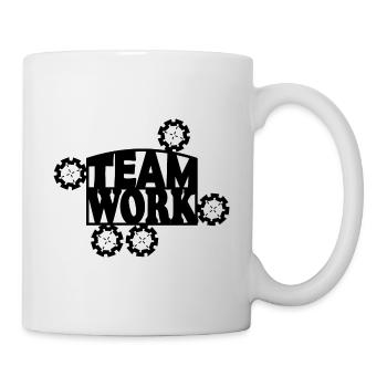 Travail d’Équipe - Mug blanc - blanc - Droite