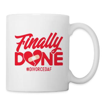 Scheidung Ex Partner Auflösung der Ehe Geschenk - Tasse - Weiß - Rechts