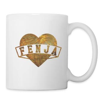 Fenja Hearts Gold - Mug - white - Right