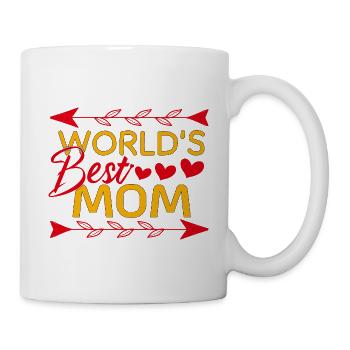 Fête des Mères maman est la meilleure cadeau maman - Mug blanc - blanc - Droite