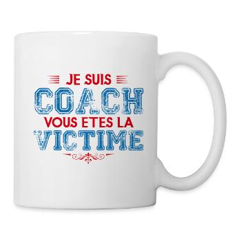 Coach Sportif humour coach sportif Entraineur !! - Mug blanc - blanc - Droite