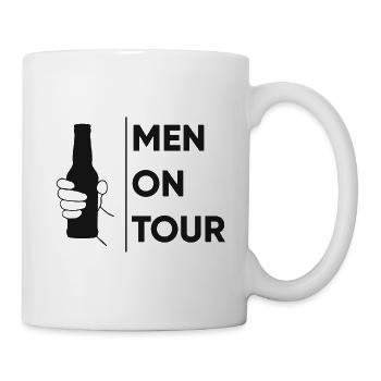 Men on Tour Bier T-Shirt - Tasse - Weiß - Rechts
