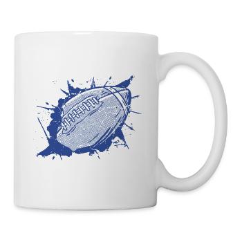 Joueur de football américain - Mug blanc - blanc - Droite