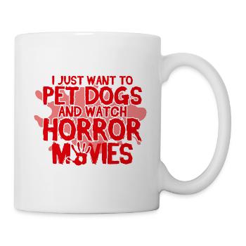 Horror Movie Spooky Movies Slasher Movie Gift - Mug - white - Right