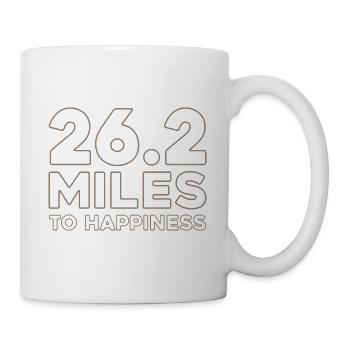 Marathon Runner Training Long Distance Race - Mug - white - Right