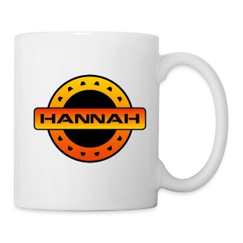 HANNAH. MEIN NAME IST HANNAH. SAMER BRASIL - Tasse - Weiß - Rechts