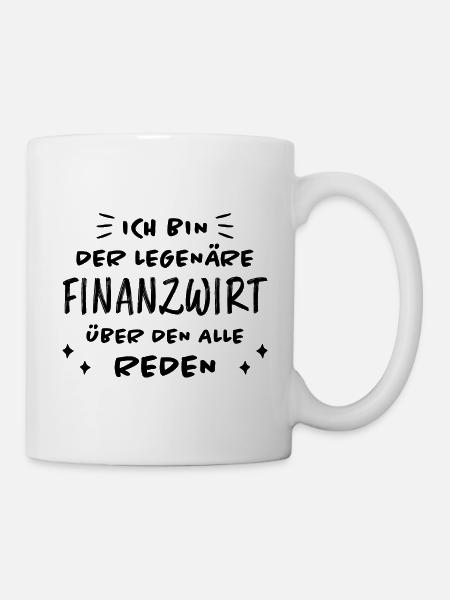 Finanzwirt Lustiger Spruch Job Finanzwirt Geschenk - Tasse - Weiß