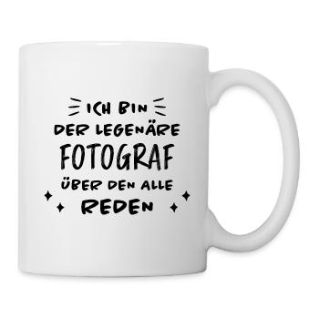 Fotograf Lustiger Spruch Beruf Fotografen Geschenk - Tasse - Weiß - Rechts