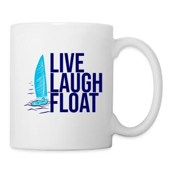 Segelboot Kapitän Spruch Zum Segeln - Tasse - Weiß - Rechts