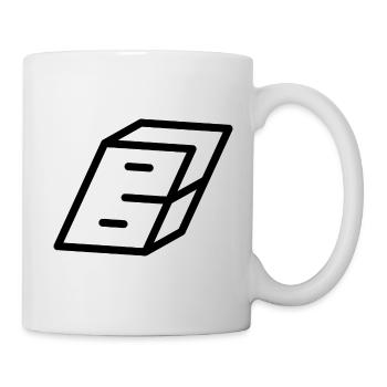 Lettre générale B - Mug blanc - blanc - Droite