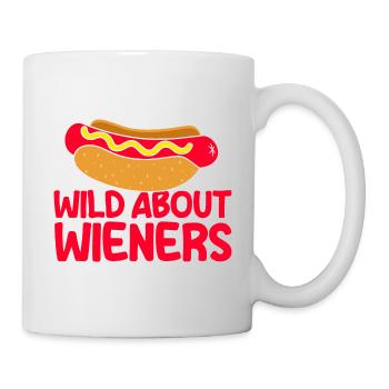 Crazy Viennese Hot Dog Gift - Mug - white - Right
