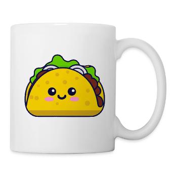 Kawaii Döner Kebap Design - Tasse - Weiß - Rechts