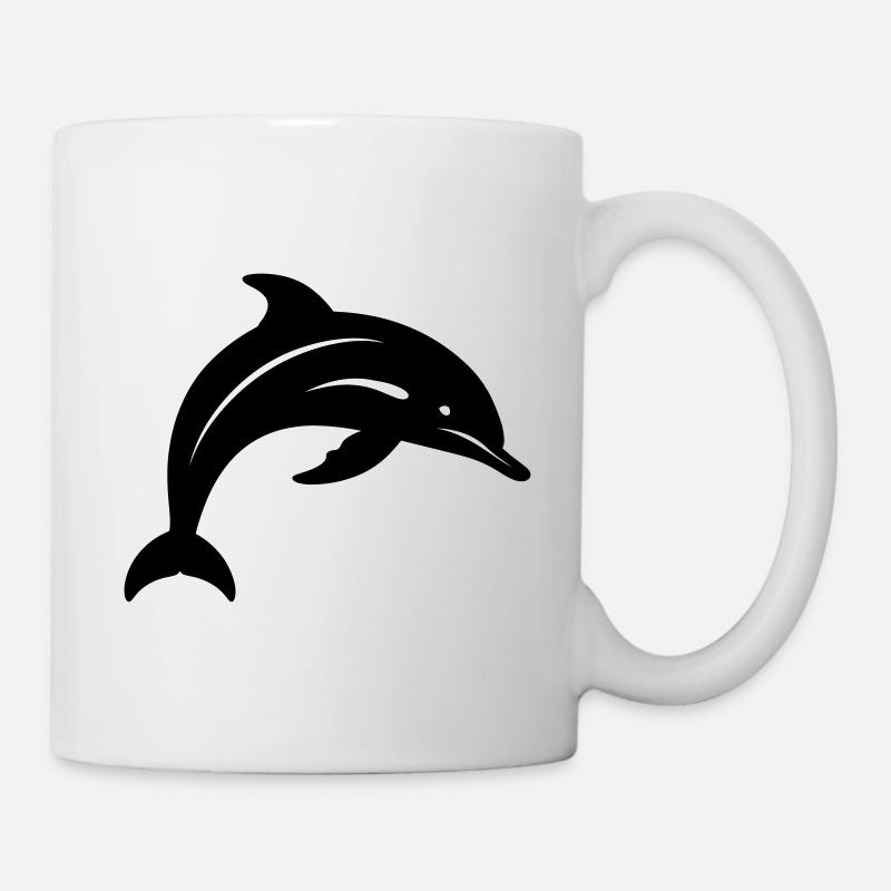 Dauphin - Mug blanc - blanc