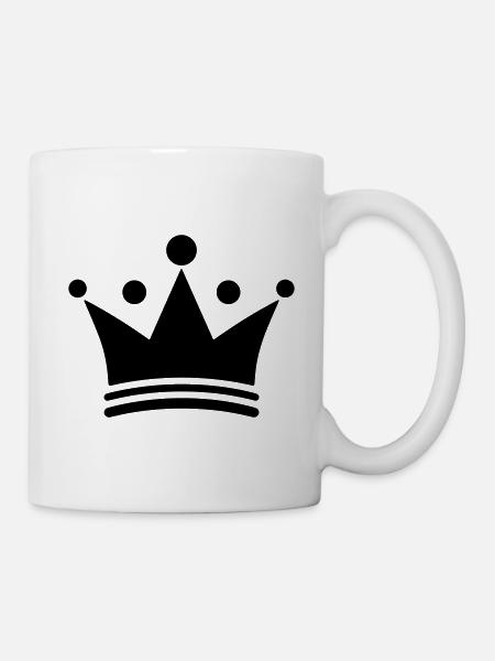 Krone - Tasse - Weiß