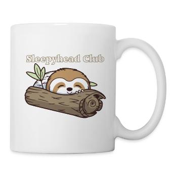 Sleepyhead Club - Mug blanc - blanc - Droite