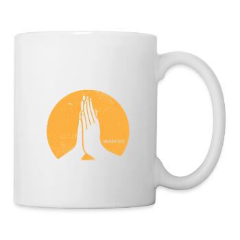 Love God Publicly Religious Christian Quote Faith - Tasse - Weiß - Rechts