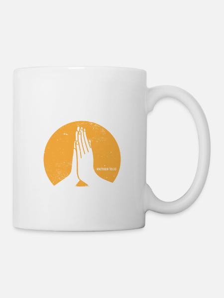 Love God Publicly Religious Christian Quote Faith - Tasse - Weiß