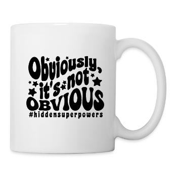 Obviously, it's not obvious (super powers) - Mug - white - Right