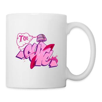 Graffiti 'Trop mignon | Trop mignon - Mug blanc - blanc - Droite