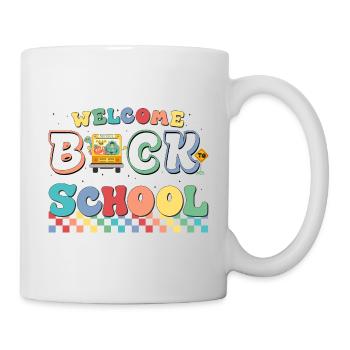 Bienvenue à la rentrée scolaire - Mug blanc - blanc - Droite