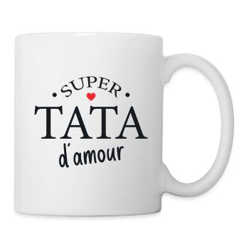 Super Tata D'amour - Mug blanc - blanc - Droite